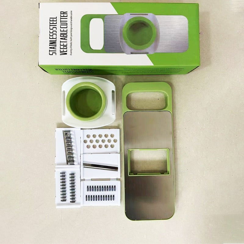 Multifunctional Vegetable Cutter Grater For Vegetables Slicers – Shredders Peeler Carrot Fruit Vegetable Cutting Kitchen Tool – 05 Blades Vegetable Cutter