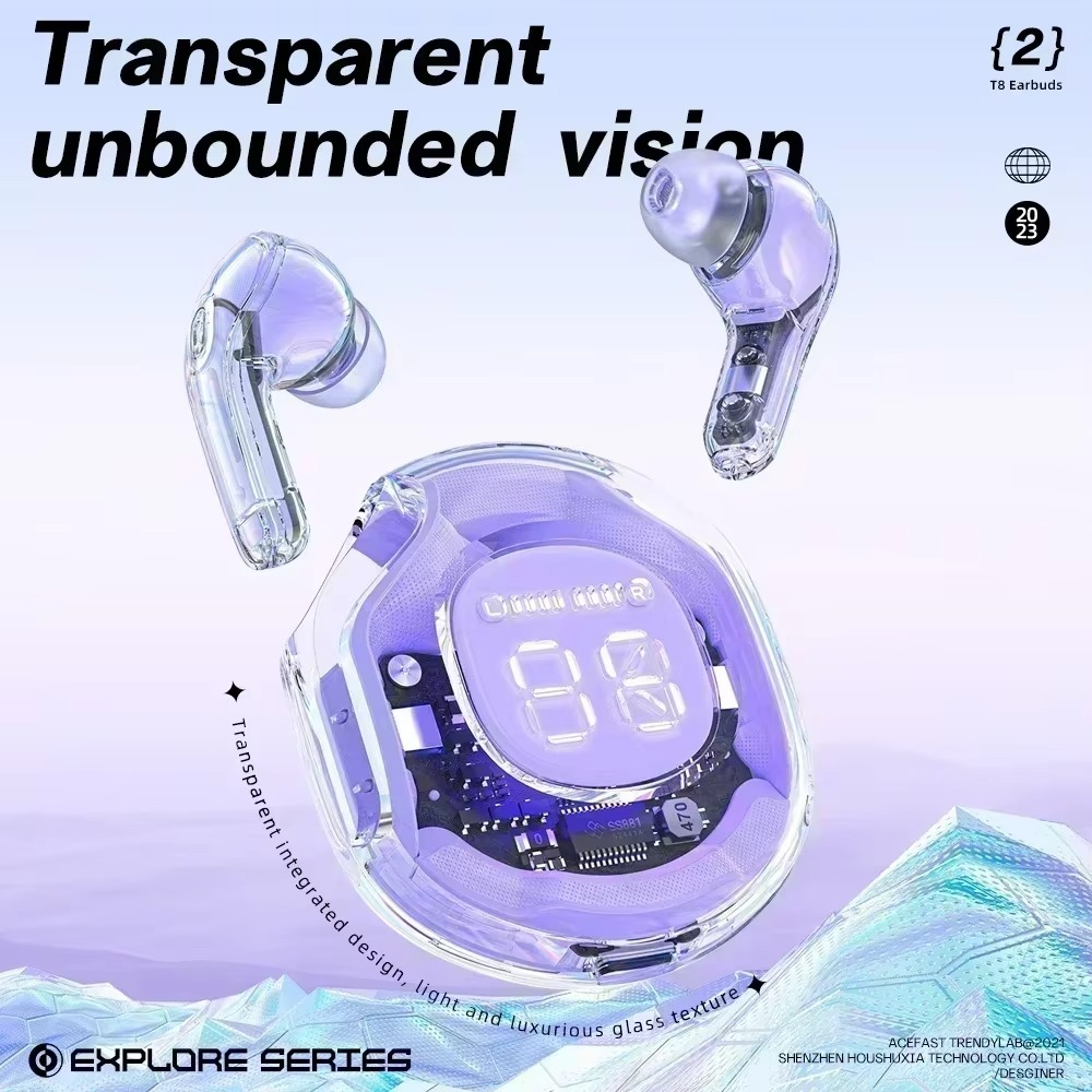 Air39 Wireless Earbuds | Bluetooth 5.3 | Clear Sound | Heavy Bass | Noise Reduction | Led Display – Random Color