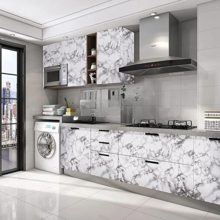 How to Transform Your Kitchen with Self Adhesive Marble Sheets
