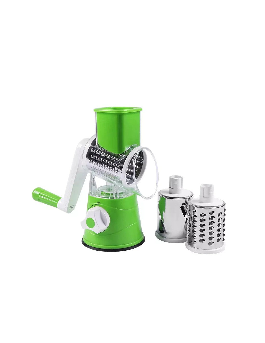 Drum Cutter Tabletop Drum Grater | Manual Vegetable Cutter Slicer & Grater | Multi-functional Kitchen Gadget ( Random Color )