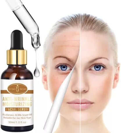 Aichun Beauty Anti-wrinkle Moisturizing Facial Serum Hyaluronic Acid Argan Oil | Suitable For Any Skin Type | 30ml | 1 Fl.oz