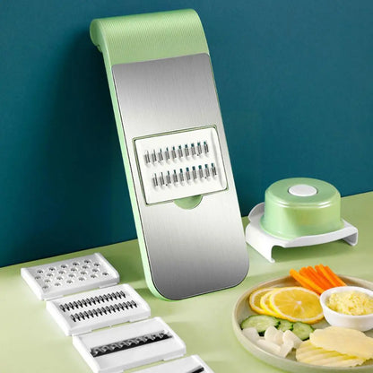 Multifunctional Vegetable Cutter Grater For Vegetables Slicers – Shredders Peeler Carrot Fruit Vegetable Cutting Kitchen Tool – 05 Blades Vegetable Cutter