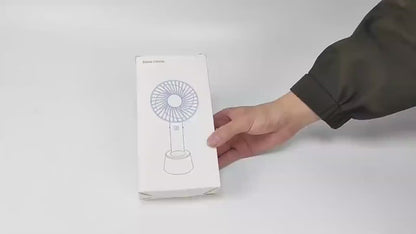 Portable Usb Rechargeable Fan | Handheld 3 Speed Strong Wind Electric Small Mini Cooling Fan (random Color)