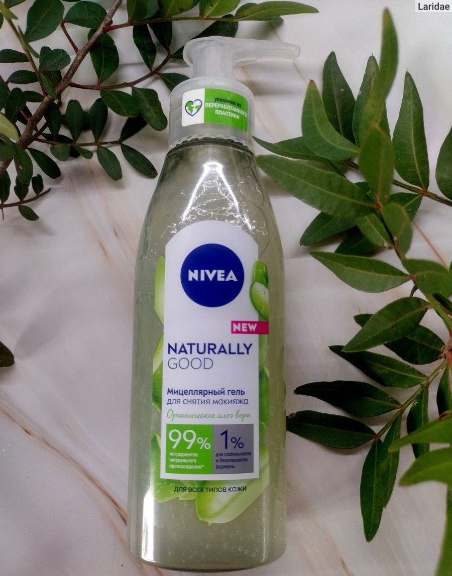 Nivea Naturally Good Micellar Face Wash – 140ml Gentle & Organic Cleanser For Soft, Fresh Skin
